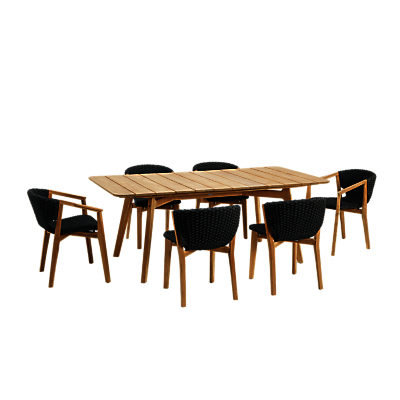 Ethimo Knit Dining Set Of 6